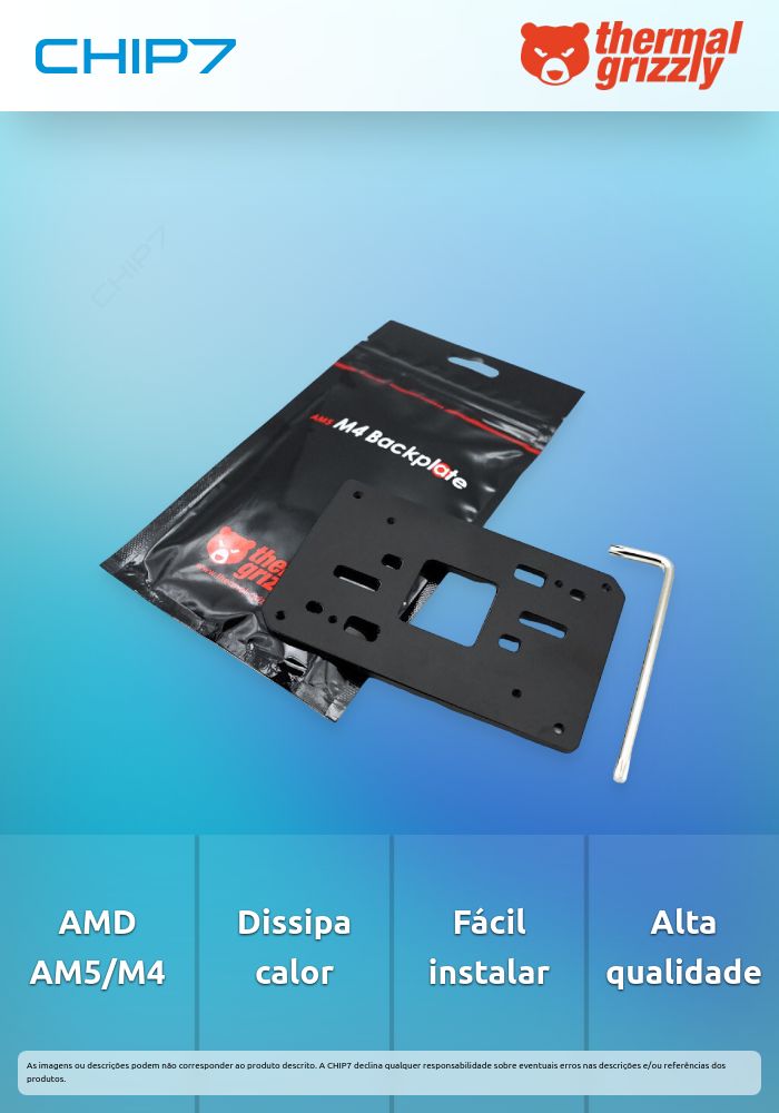 Backplate Thermal Grizzly AMD AM5 M4