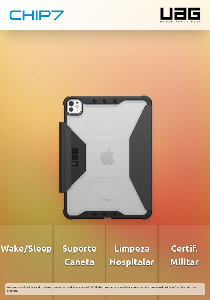 UAG - Plyo iPad Pro 11 5th gen (ice/black)