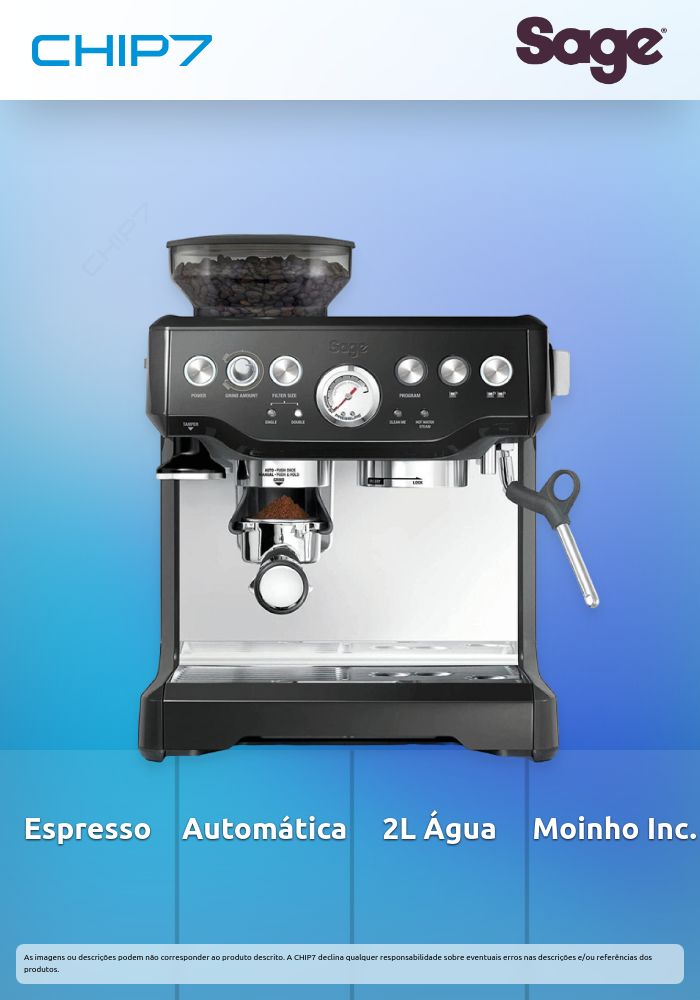 SAGE MÁQUINA CAFÉ THE BARISTA EXPRESS (PRETO TRUFA)