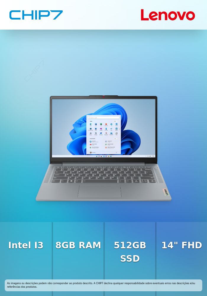 Portátil Lenovo -  Intel I3 N305 / 8GB RAM / 512GB SSD / 14