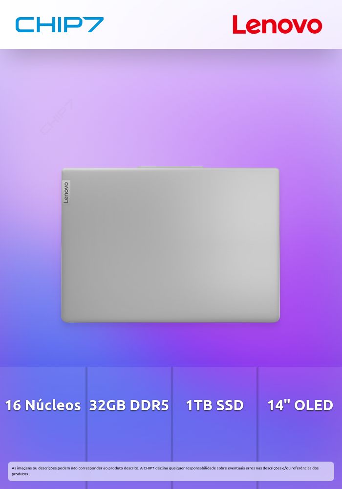 Portátil Lenovo - Intel Ultra 7 155H / 32GB RAM / 1TB SSD / 14