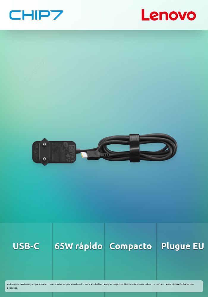 Lenovo 65W USB-C Wall Adapter-EU Pin 2