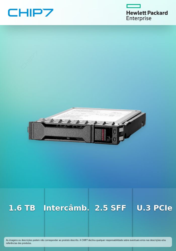 HPE - SSD - Mixed Use - 1.6 TB - intercambiável a quente - 2.5