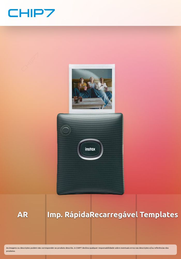Impressora Instantânea Fujifilm Instax Square Link Verde