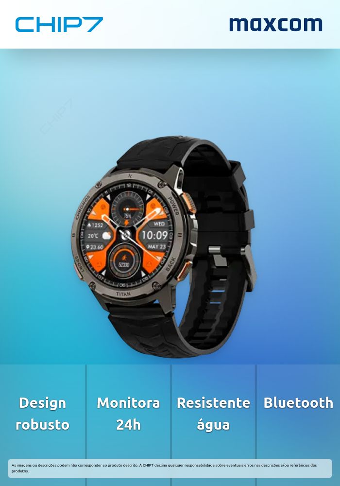 MAXCOM SMARTWATCH FW110 TITAN CHRONOS BLACK