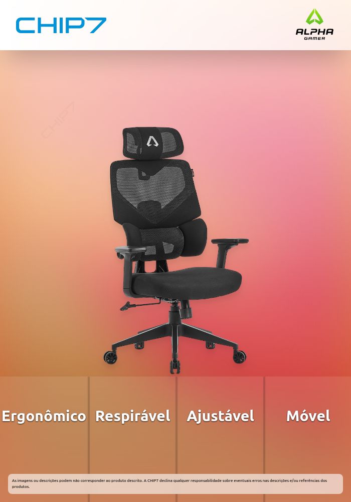 Alpha Gamer Iris - Cadeira em Malha