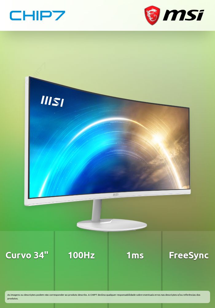 Monitor MSI PRO MP341CQW Curve VA 34\