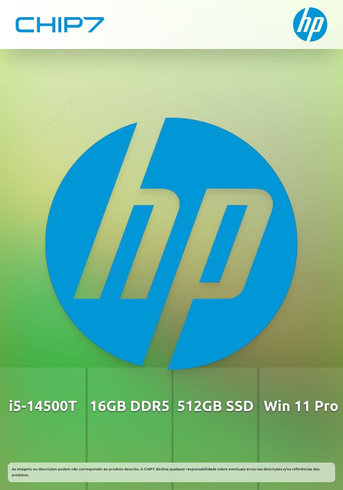 Elite Mini 800 G9 - Intel i5-14500T, 16GB DDR5, 512GB SSD, Windows 11 Pro  - preço válido p/ unidades faturadas até 31 de Outubro ou fim de stock