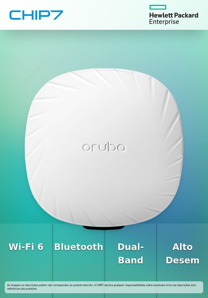 HPE Aruba Networking AP-503-RW - Campus - ponto de acesso sem fios - Wi-Fi 6 - Bluetooth - 2.4 GHz, 5 GHz