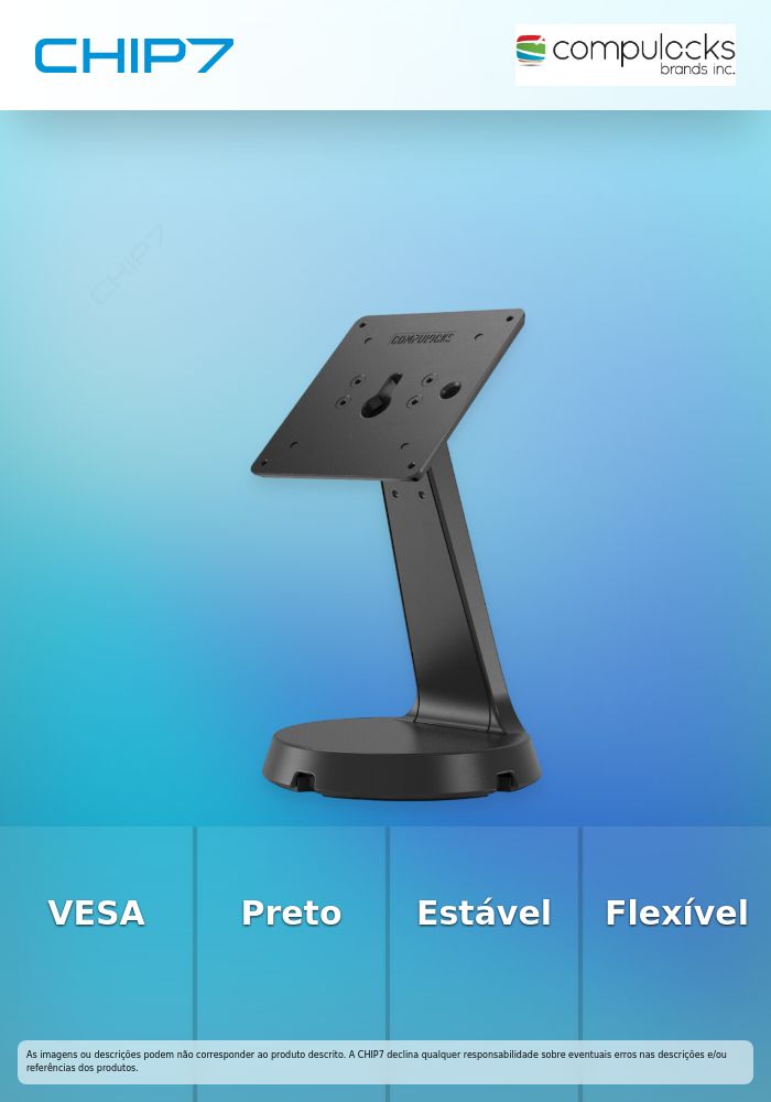 VESA MAST COUNTER STAND - BLACKACCS