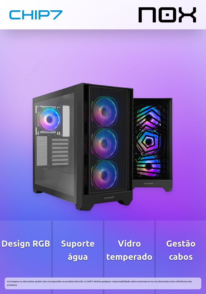 Nox Hummer Plasma High Performance - Caixa ATX