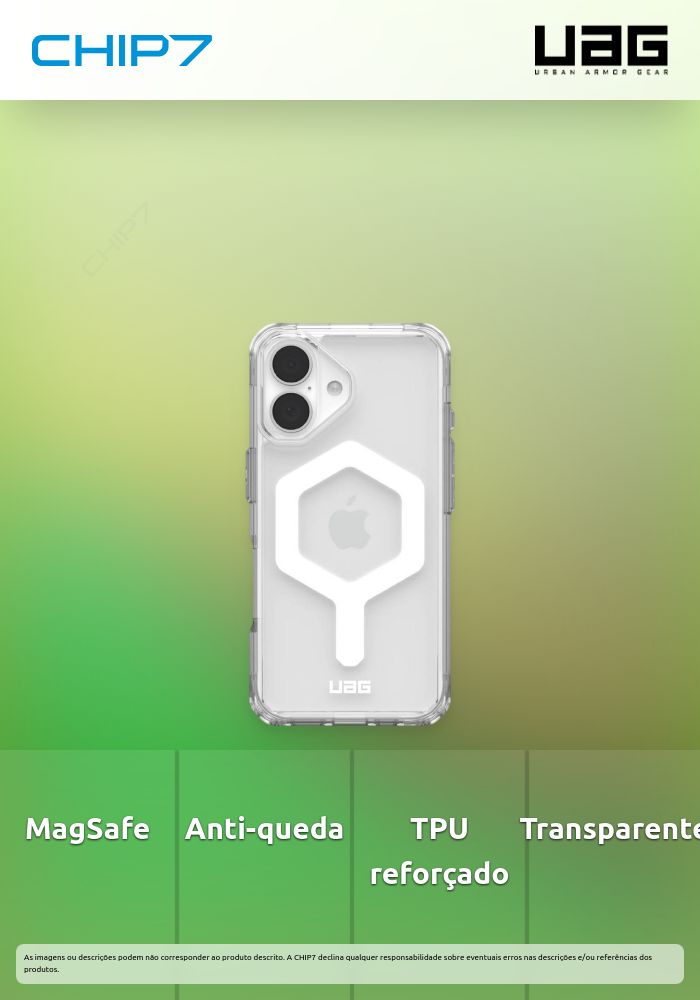 UAG - Plyo MagSafe iPhone 16 (ice/white)