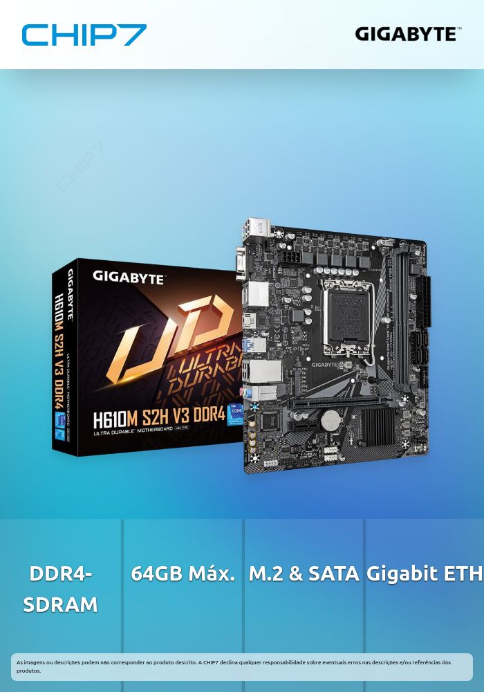 Motherboard Gigabyte H610M S2H V3 DDR4