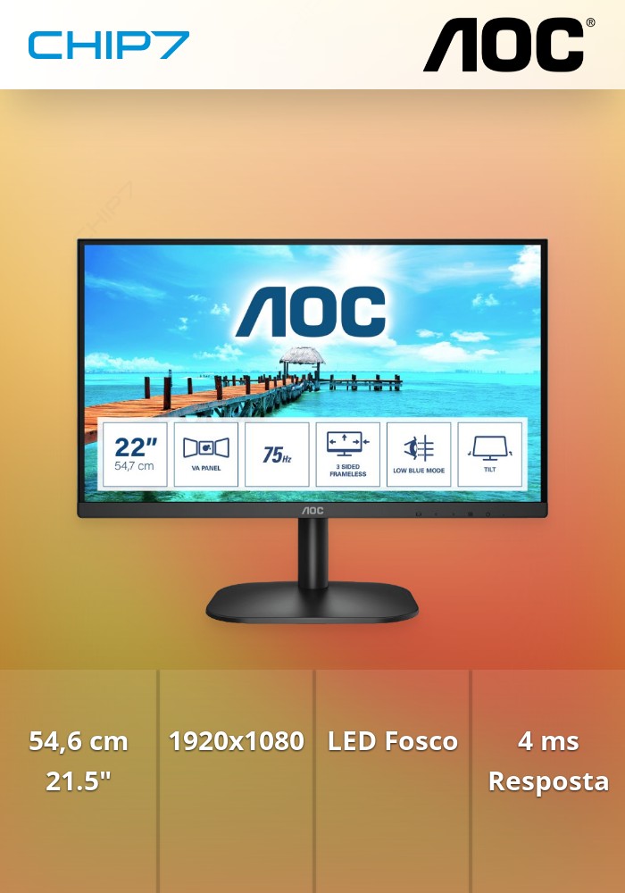 AOC MONITOR LED VA 22