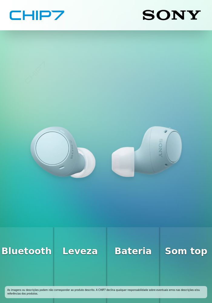 Earbuds Sony WF-C510 True Wireless Azuis