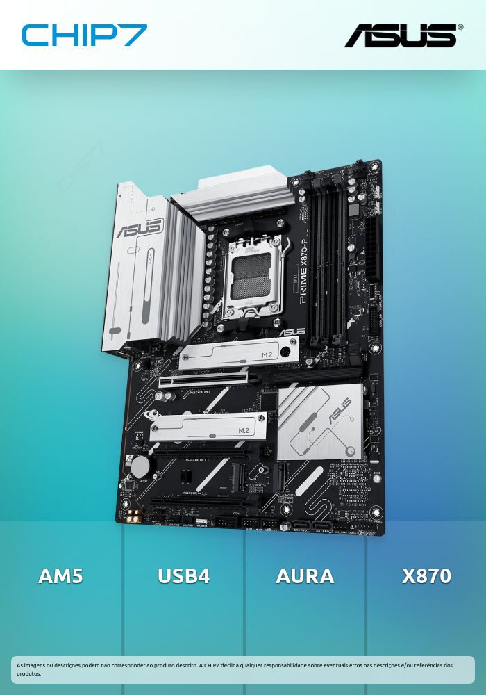 Motherboard ASUS PRIME X870-P, AM5, X870, USB4, AURA