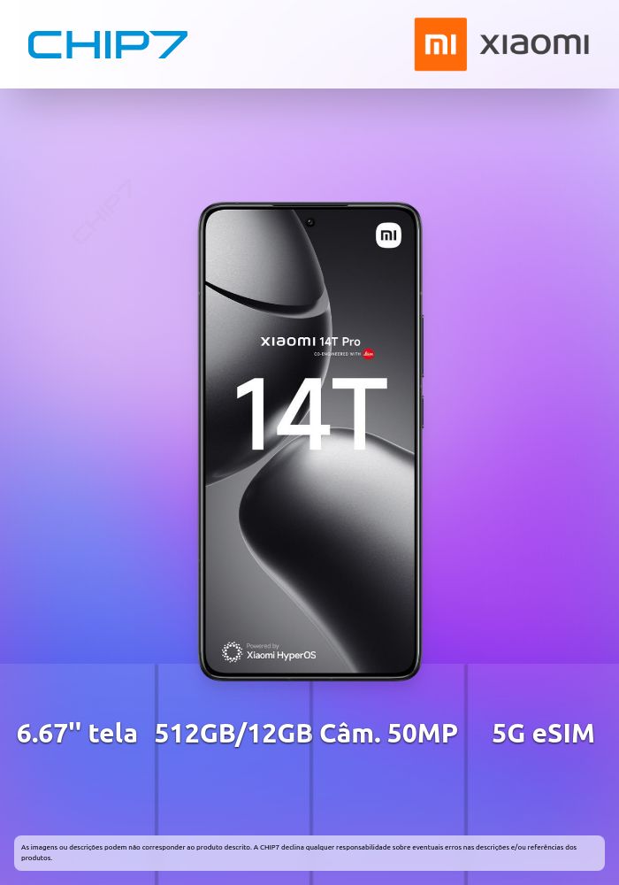 Smartphone Xiaomi 14T Pro 5G 6.67
