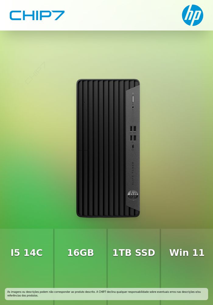 Computador HP - I5 14500 / 16GB RAM / 1TB SSD / Windows 11 Pro - ED800 G9