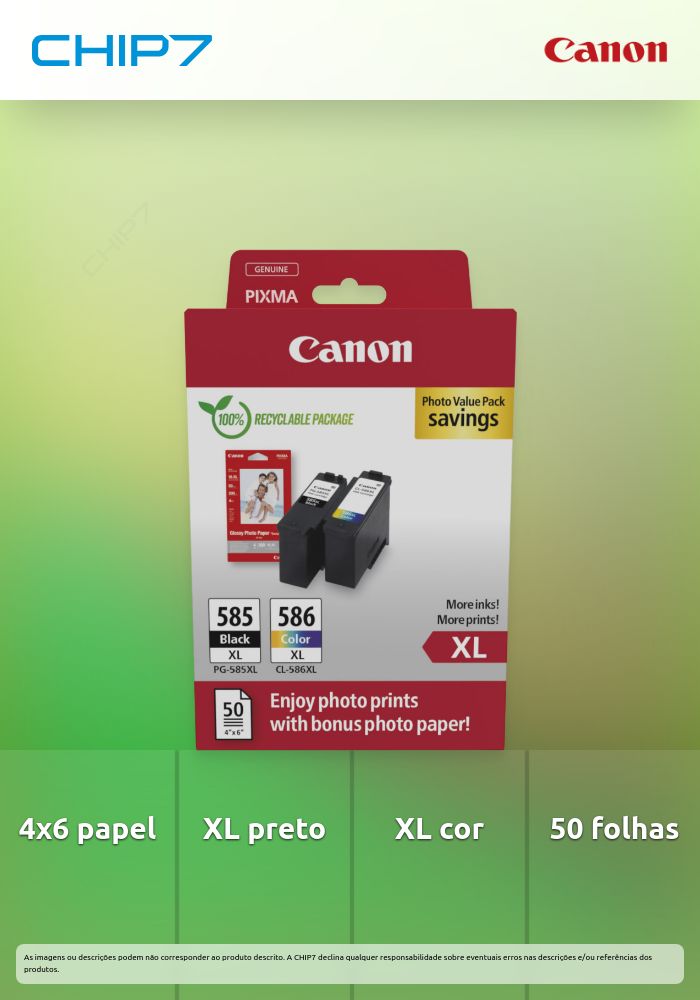 Photo Value Canon PG-585XL/CL-586XL - 6204C005