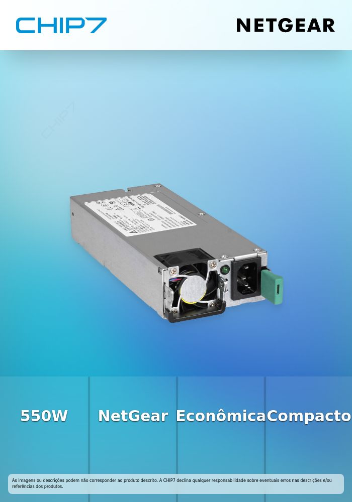 Fonte de Alimentação NetGear 550W APS550W-100NES