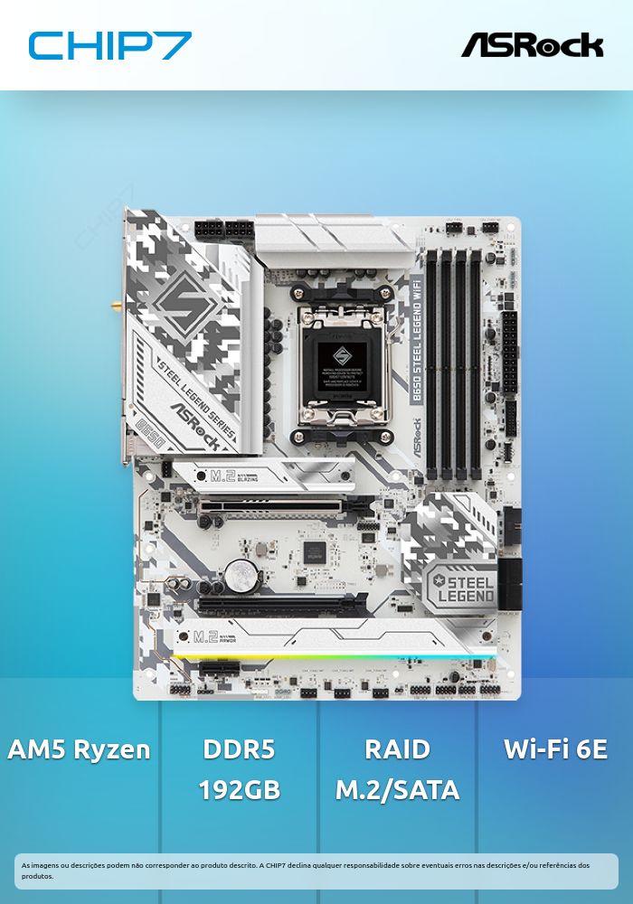 Motherboard ASRock B650 Steel Legend WiFi