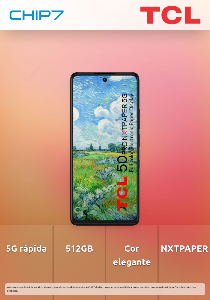 Smartphone TCL 50 NXTPAPER 5G PRO 512GB MOON GRAY