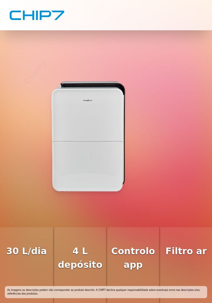 NEDIS WIFI SMARTLIFE DESUMIDIFICADOR 30L BRANCO