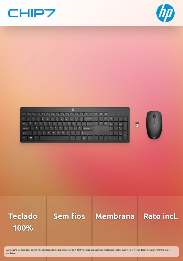 Teclado + Rato Wireless HP 235 Combo