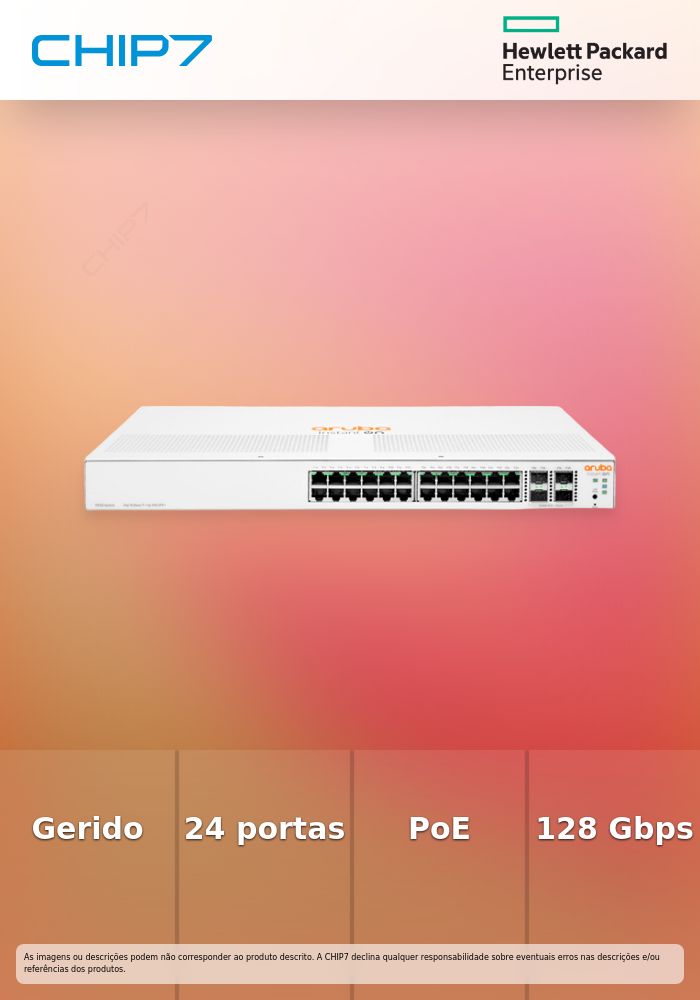 ARUBA SWITCH ION 1930 24G CLASS4 POE 4SFP/SFP+ 195W #PROMO ATÉ 07-05