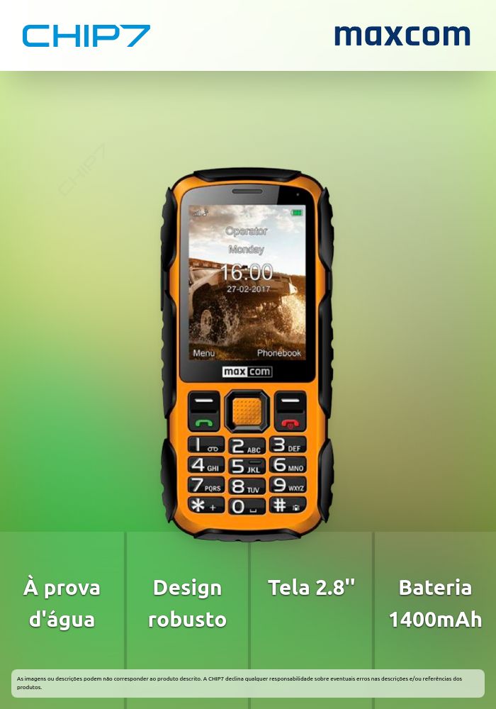 MAXCOM STRONG PHONE 2G SINGLE SIM 2.8