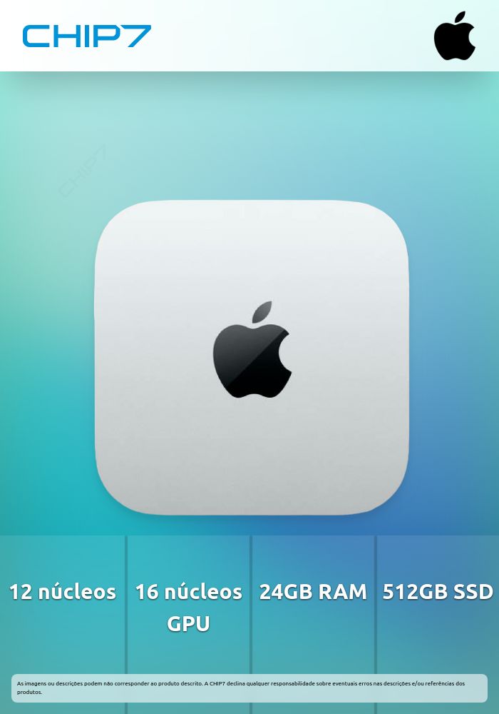MAC MINI/12C CPU/16C GPU/24GB/512GB-SPP