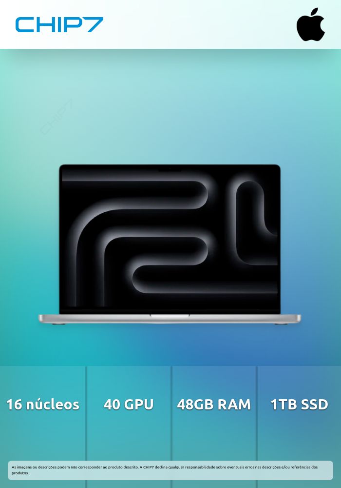 MBP 16 SL/16C/40C GPU/48GB/1T-PRT