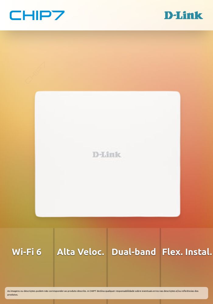 D-Link DAP-X3060OU - Ponto de acesso sem fios - externo - 1GbE, 2.5GbE - Wi-Fi 6, Wi-Fi 5 - 2.4 GHz, 5 GHz - montável em parede/poste