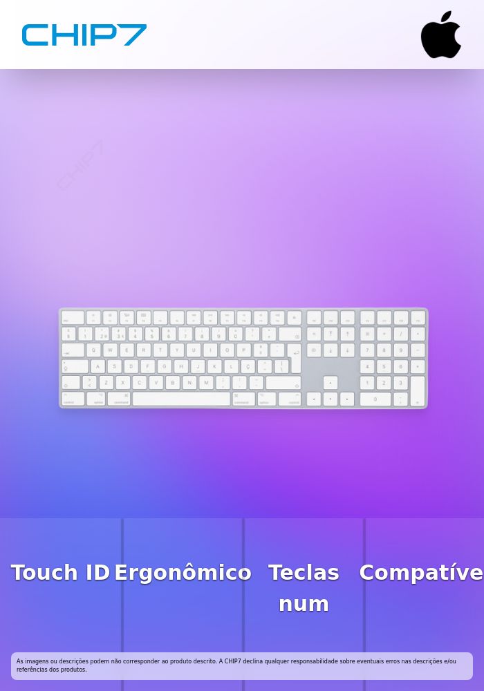 MAGIC KEYBOARD TOUCH ID NUM KEY WH-PRT