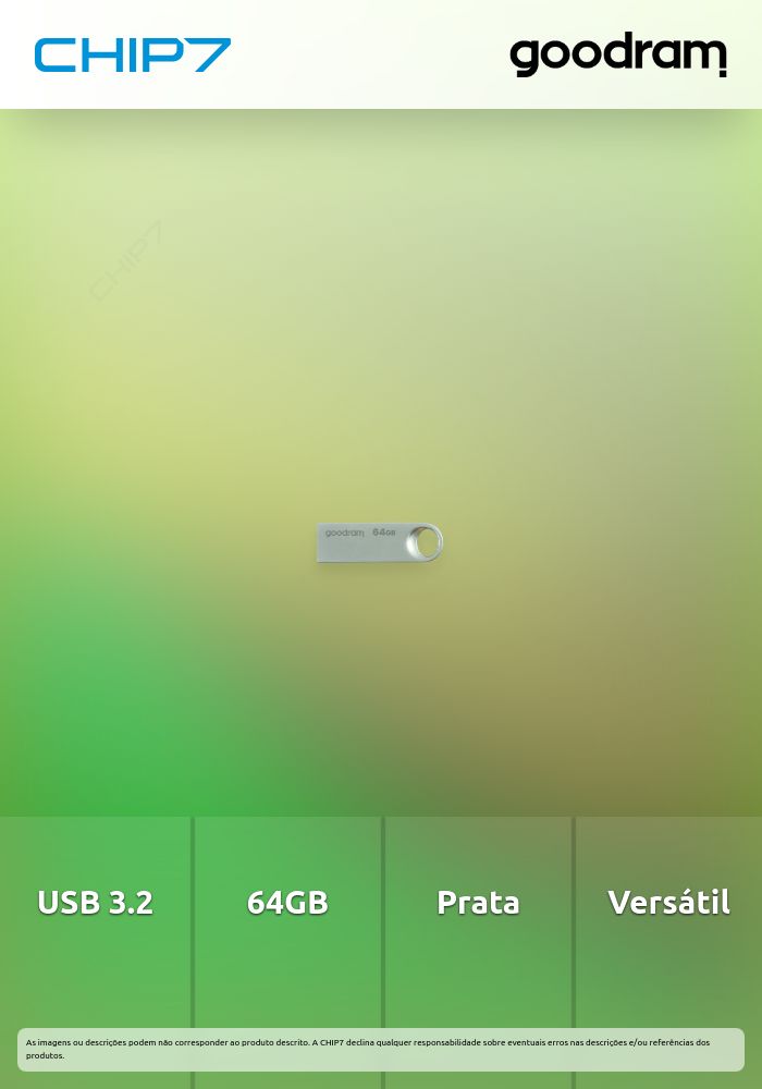 64GB UNO3 SILVER USB 3.2 Gen 1