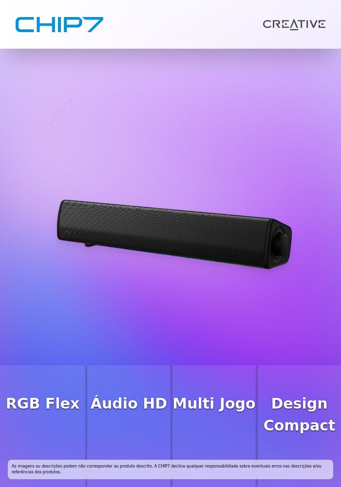 Soundbar Creative Sound Blaster GS3 Gaming RGB