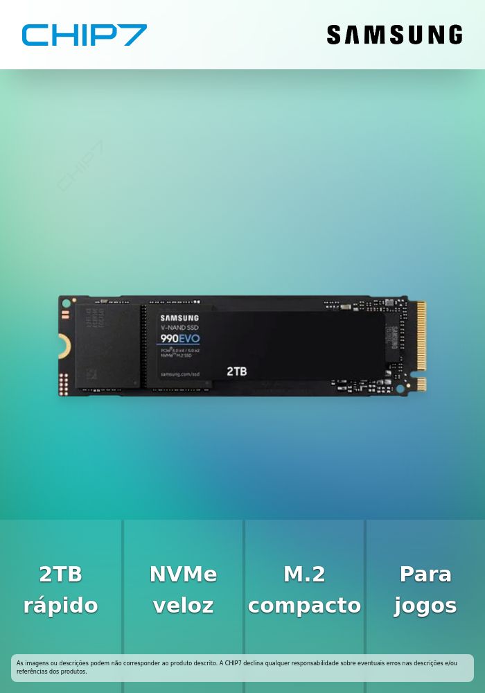 SSD M.2 NVMe Serie 990 EVO Plus 2TB