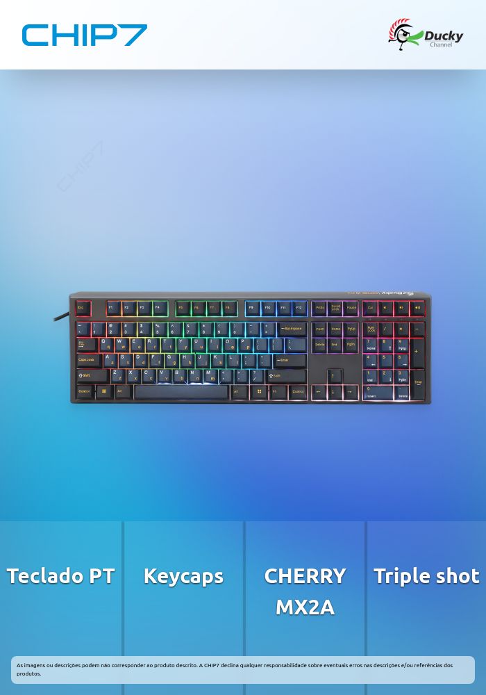 Teclado Mecânico Ducky ONE 3 Pro Nazca Line 100% RGB 8K Polling Rate MX2A-Speed Silver (PT)