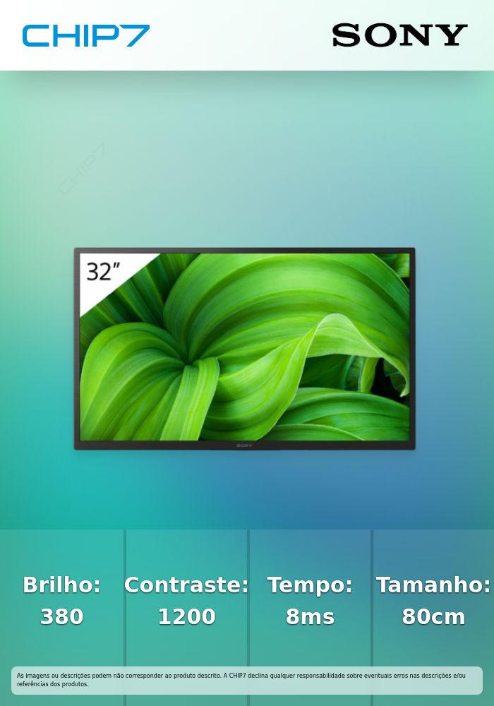 SONY LED TV BRAVIA PROFISSIONAL 32