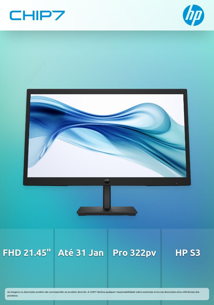 HP S3 Pro 322pv FHD MNTR 21.45