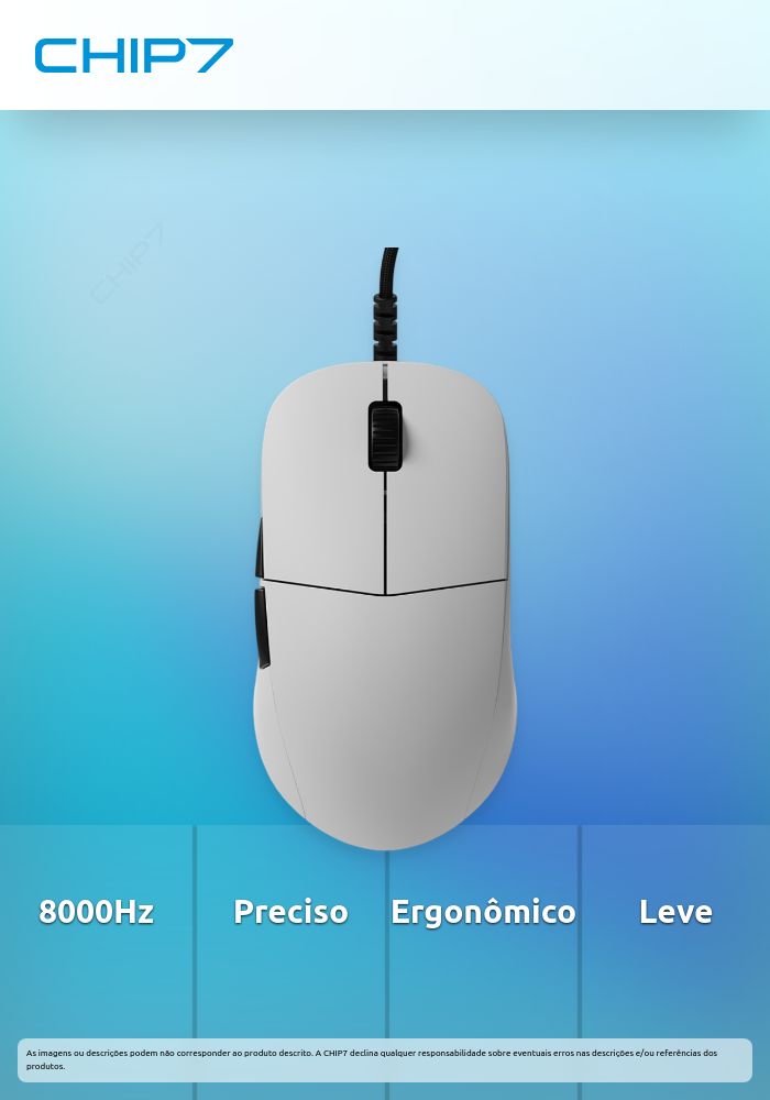 Rato Gaming Endgame Gear XM2 8k Gaming Mouse - Branco