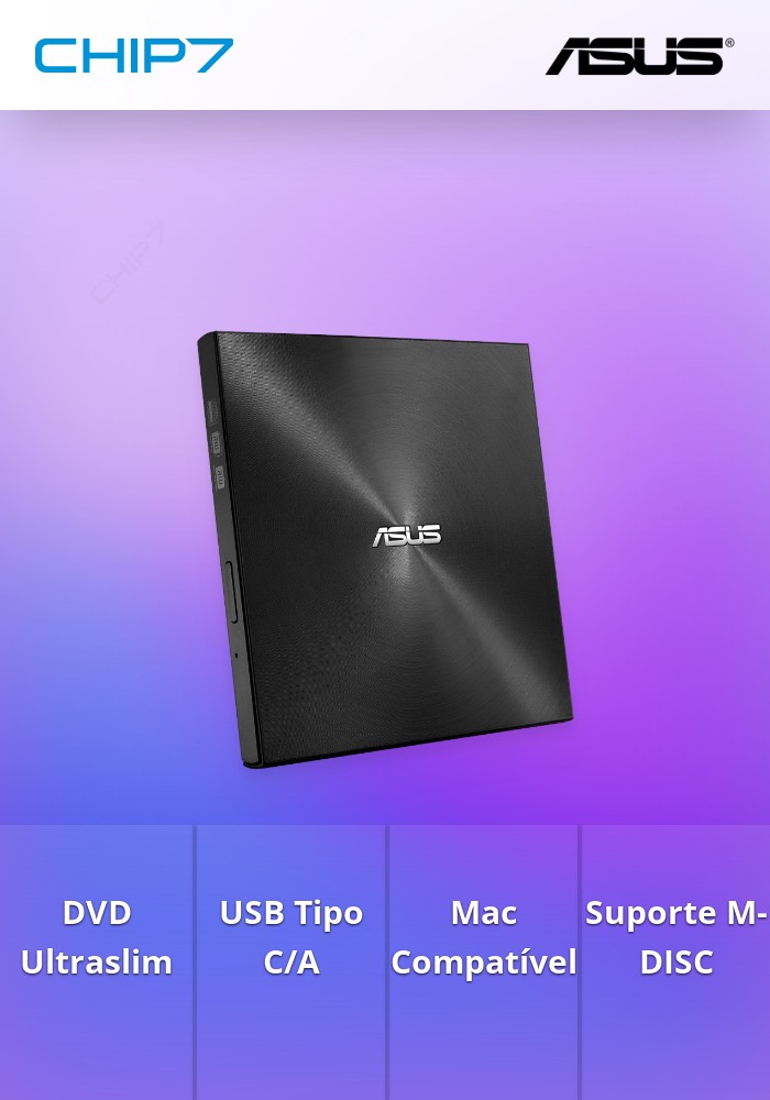 SDRW-08U9M-U/BLK/G/AS/P2G - External DVD ultraslim 8X DVD Read Speed, 4x Write Speed, USB Type C + Type A cable, Mac Compatible, 13.9mm Ultraslim, M-DISC support, Disc Encryption, NERO Backitup, E-Green, E-Media - Black