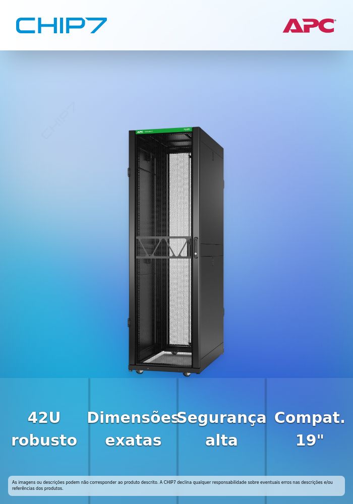APC NetShelter SX Gen 2 - Gabinete armário - 1991 H x 600W x 1070D mm, com Laterais - para chão - preto - 42U - 19