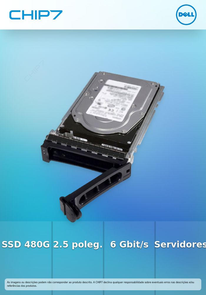 DELL HDD 480GB SSD SATA MIX USE 6GBPS 512E 2.5