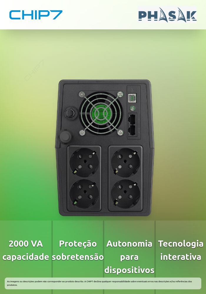 UPS SAI Phasak Esential Interactivo 2000 VA