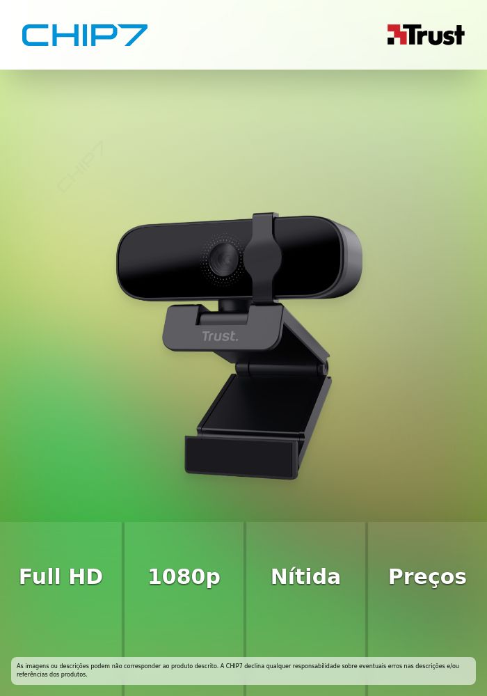 Tanor - Webcam Full HD com resolução 1080p para chamada de vídeo nítida - Black