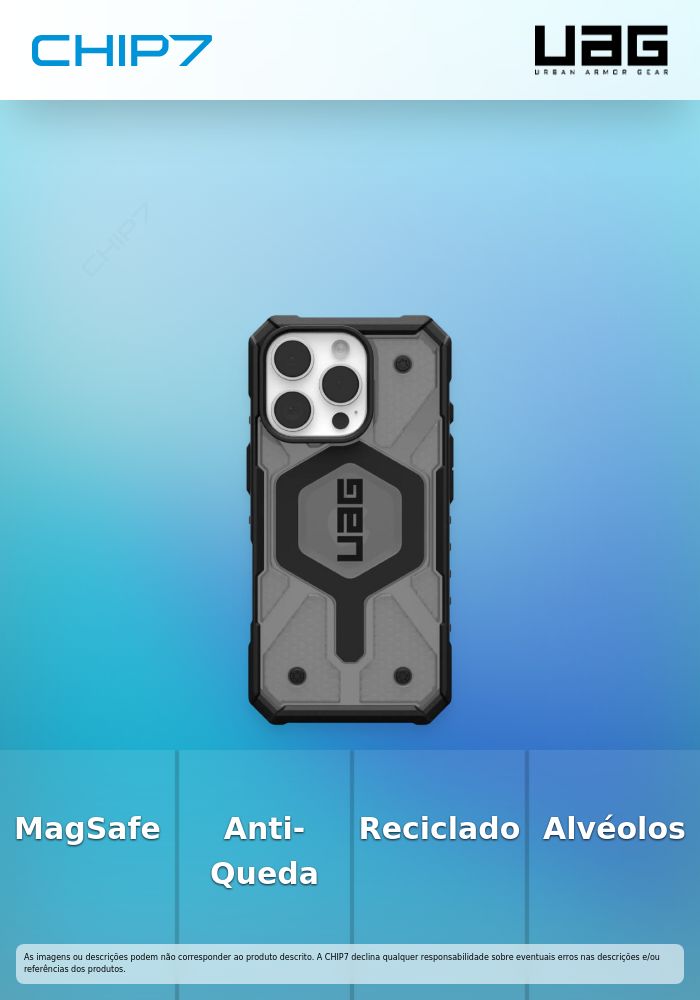 UAG - Pathfinder Clear Magsafe iPhone 16 Pro (ash)