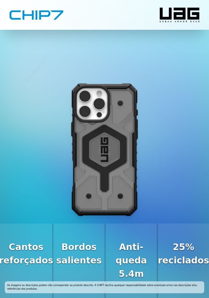UAG - Pathfinder Clear Magsafe iPhone 16 Pro Max (ash)