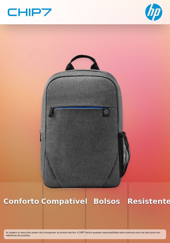 HP Prelude 15.6 Backpack » válido p/ unid. faturadas até 31 de Janeiro ou fim de stock