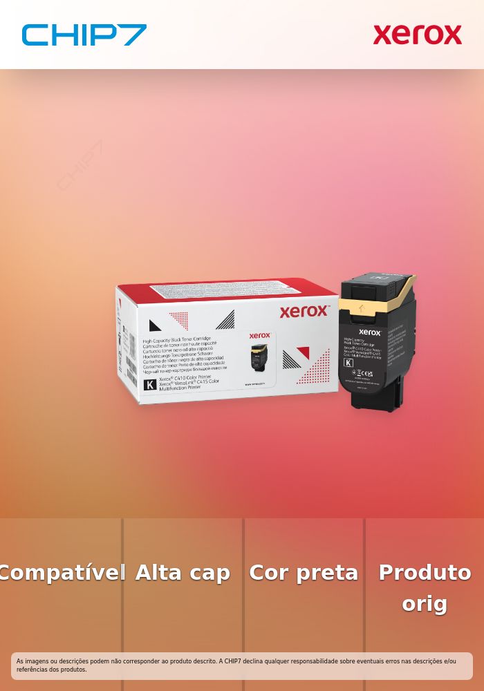 Xerox - Alta capacidade - preto - original - caixa - cartucho de toner Use and Return - para Xerox C410, VersaLink C415/DN, C415V_DN